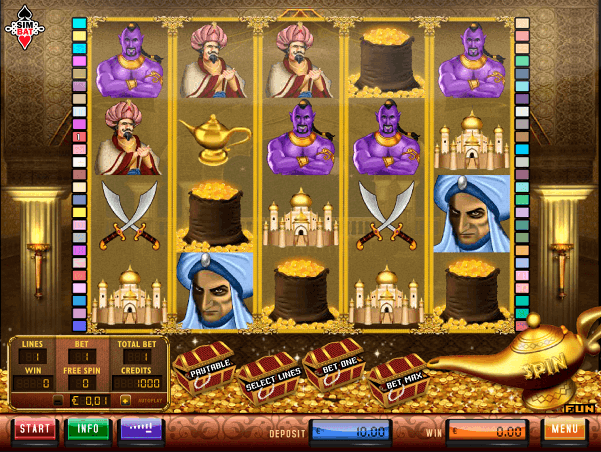 Free aladdin slot game