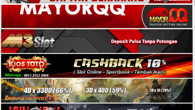 tempat pasang togel online